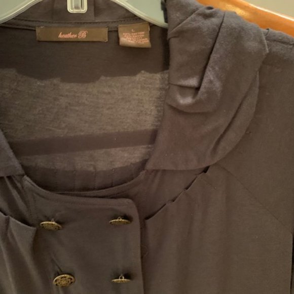 Charcoal grey top NWOT - Picture 2 of 11